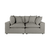 Cali Performance Fabric Modular Loveseat by TOV Furniture at Eve Furniture