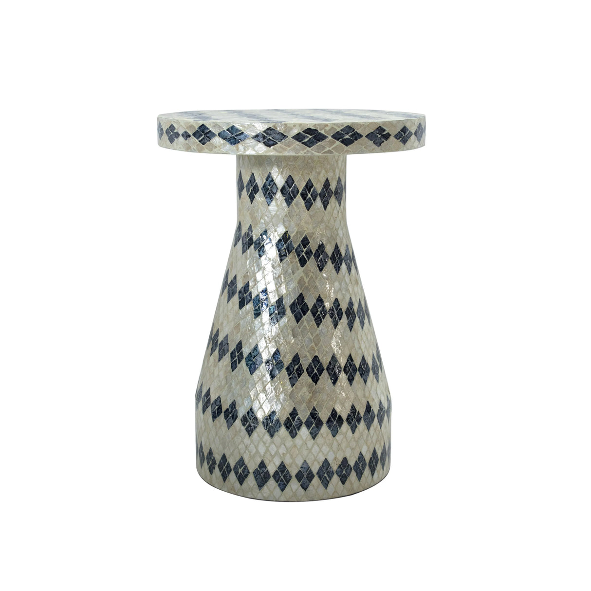 Halio Shell Side Table by TOV Furniture at Eve Furniture
