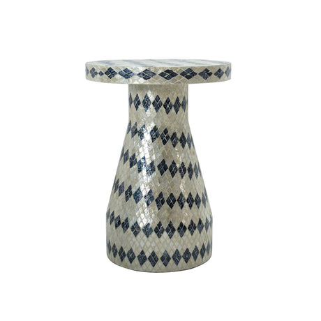 Halio Shell Side Table by TOV Furniture at Eve Furniture