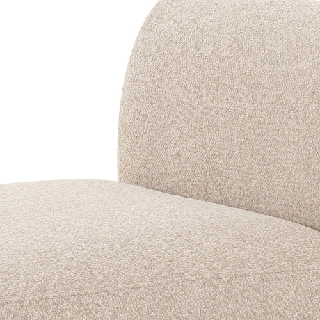 Sylvie Cream Boucle Armless 1-Seater by TOV Furniture at Eve Furniture