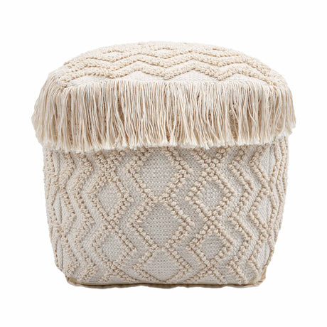 Inca Pouf by TOV Furniture at Eve Furniture