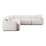 Travie Performance Corduroy Velvet Modular L-Sectional by TOV Furniture at Eve Furniture