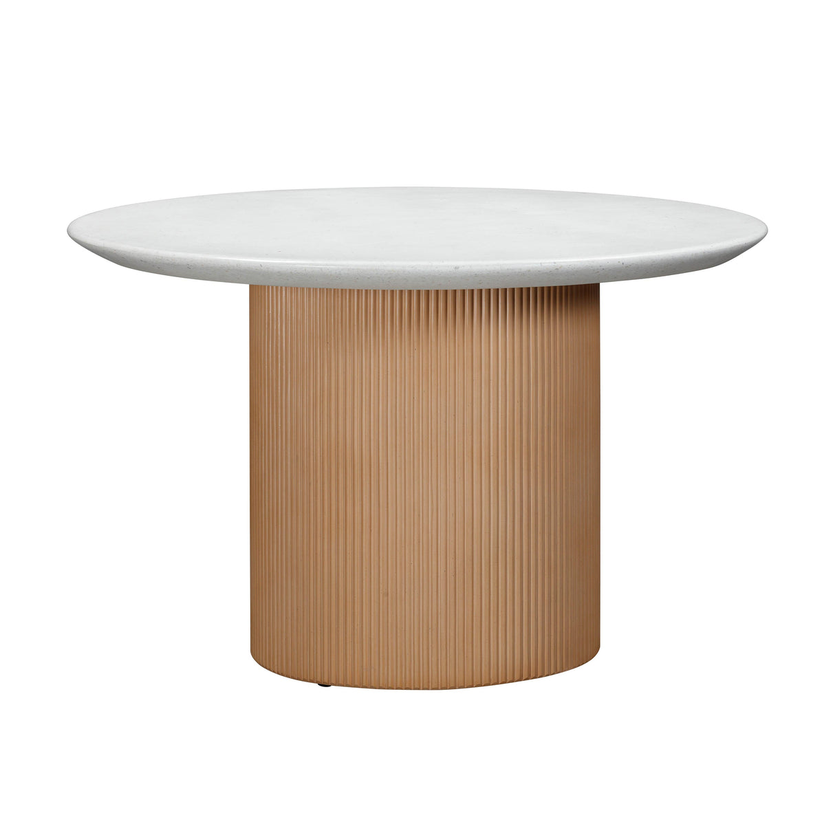 Rose Faux Terrazzo and Terracotta Concrete Indoor / Outdoor 47" Round Dining Table by TOV Furniture at Eve Furniture