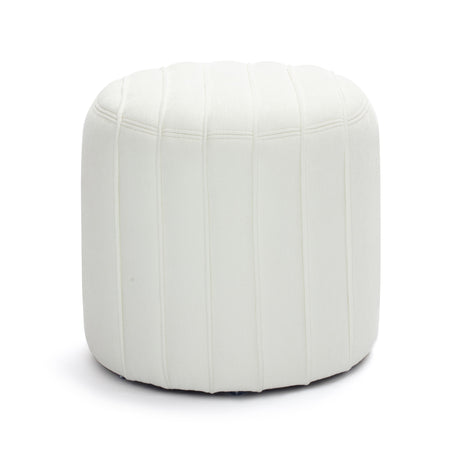 Pouch Chenille Ottoman by TOV Furniture at Eve Furniture