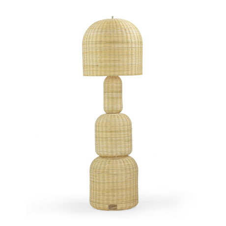 Kootu Natural Rattan Floor Lamp by TOV Furniture at Eve Furniture