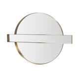 Carri Gold Round Wall Mirror by TOV Furniture at Eve Furniture