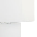 Cleopatra Cream Linen Floor Lamp by TOV Furniture at Eve Furniture