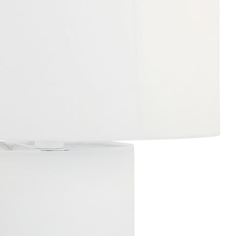 Cleopatra Cream Linen Floor Lamp by TOV Furniture at Eve Furniture