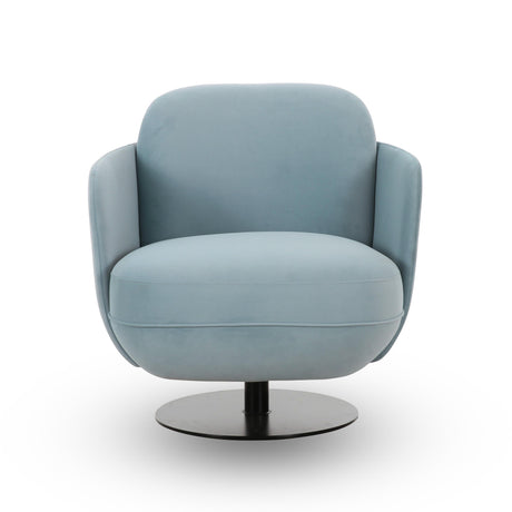 Solange Velvet Swivel Chair by TOV Furniture at Eve Furniture