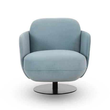 Solange Velvet Swivel Chair by TOV Furniture at Eve Furniture
