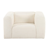 Tarra Fluffy Oversized Corduroy Armchair by TOV Furniture at Eve Furniture