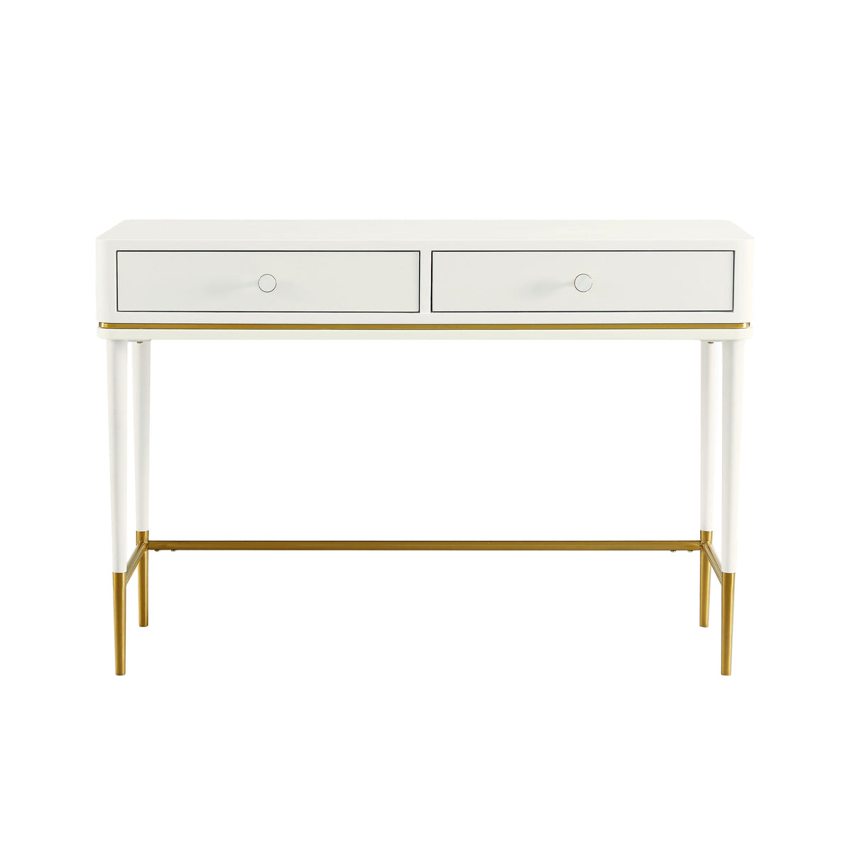 Mariah Two Drawer Desk by TOV Furniture at Eve Furniture