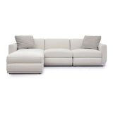 Perry Cream Chenille Modular Sectional by TOV Furniture at Eve Furniture