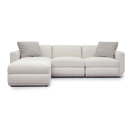 Perry Cream Chenille Modular Sectional by TOV Furniture at Eve Furniture