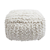 Cathy Cream Woven Pouf by TOV Furniture at Eve Furniture