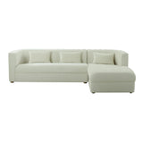 Callie Velvet Sectional by TOV Furniture at Eve Furniture