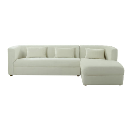 Callie Velvet Sectional by TOV Furniture at Eve Furniture