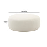 Broohah Upholstered Ottoman by TOV Furniture at Eve Furniture