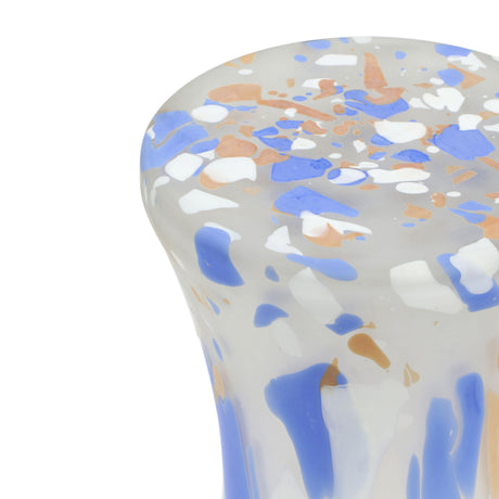 Journee Glass Side Table by TOV Furniture at Eve Furniture