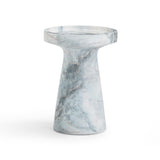 Zara Aegean Marble Indoor / Outdoor Side Table by TOV Furniture at Eve Furniture