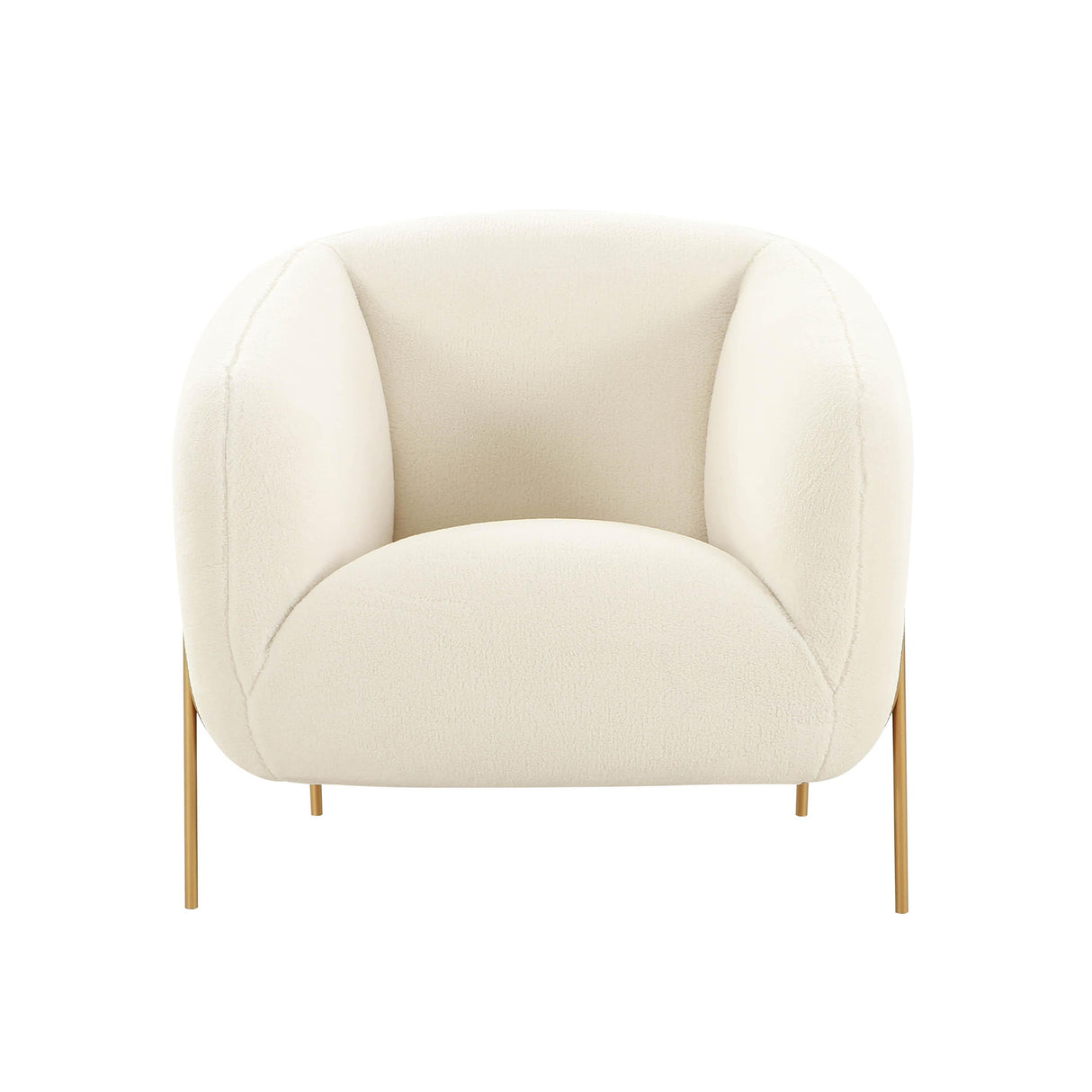Kandra Cream Shearling Accent Chair by Inspire Me! Home Decor by TOV Furniture at Eve Furniture