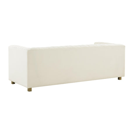 Wafa Cream Velvet Sofa by Inspire Me! Home Decor by TOV Furniture at Eve Furniture