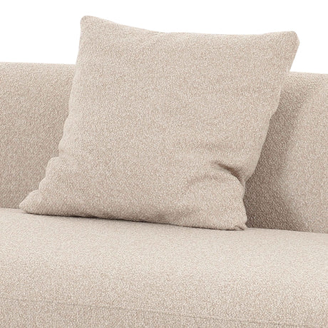 Sylvie Cream Boucle Armless 2-seater by TOV Furniture at Eve Furniture