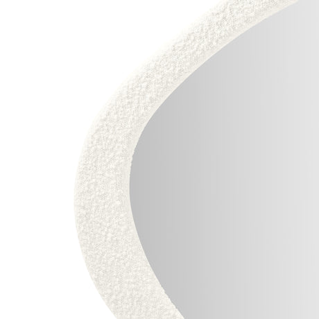 Klaryss Boucle Triangular Mirror by TOV Furniture at Eve Furniture