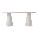 Dayana Desk in Faux Plaster by TOV Furniture at Eve Furniture