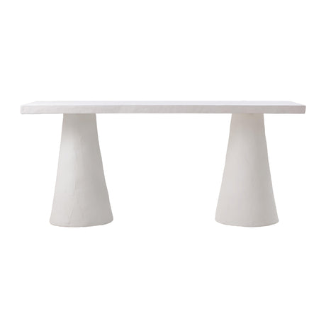 Dayana Desk in Faux Plaster by TOV Furniture at Eve Furniture