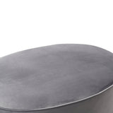 Scarlett Velvet Oval Ottoman by TOV Furniture at Eve Furniture
