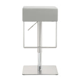 Seville Performance Vegan Leather Adjustable Stool by TOV Furniture at Eve Furniture