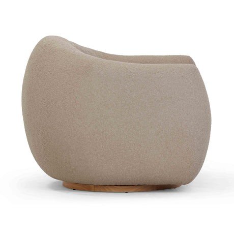 Judy Boucle Swivel Chair by TOV Furniture at Eve Furniture