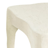 Skully Cream Textured Side Table by TOV Furniture at Eve Furniture