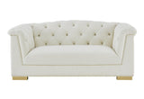 Farah Velvet Loveseat by Inspire Me! Home Decor by TOV Furniture at Eve Furniture