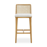 Gerri Performance Tweed and Rattan Counter Stool by TOV Furniture at Eve Furniture