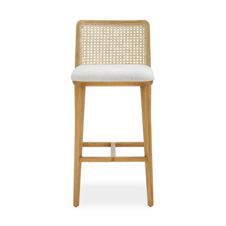Gerri Performance Tweed and Rattan Counter Stool by TOV Furniture at Eve Furniture