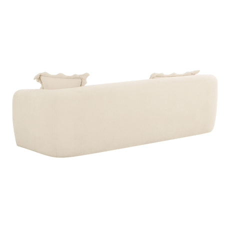 Lou Sandstone Textured Fabric Sofa by TOV Furniture at Eve Furniture