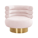 Naomi Velvet Swivel Chair by TOV Furniture at Eve Furniture