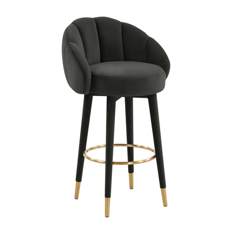 Myla Velvet Swivel Stool by TOV Furniture at Eve Furniture