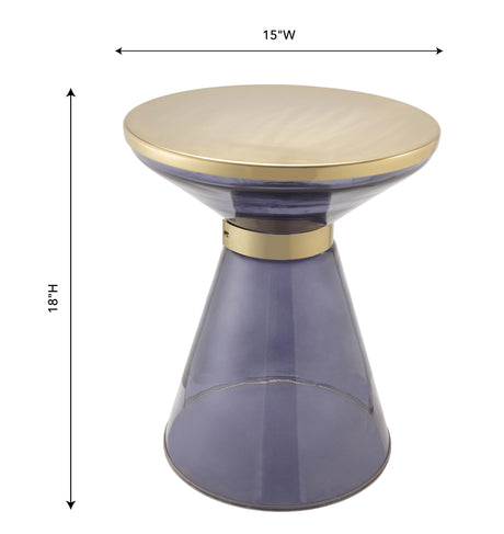 Coral Side Table by TOV Furniture at Eve Furniture