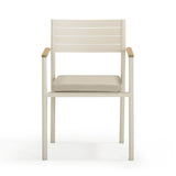 Sardinia Cream Outdoor Dining Chair - Set of 2 by TOV Furniture at Eve Furniture