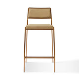 Gale Tan Basketweave Stackable Stool - Set of 2 by TOV Furniture at Eve Furniture