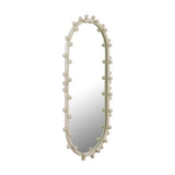Bubbles Ivory Oval Wall Mirror by TOV Furniture at Eve Furniture