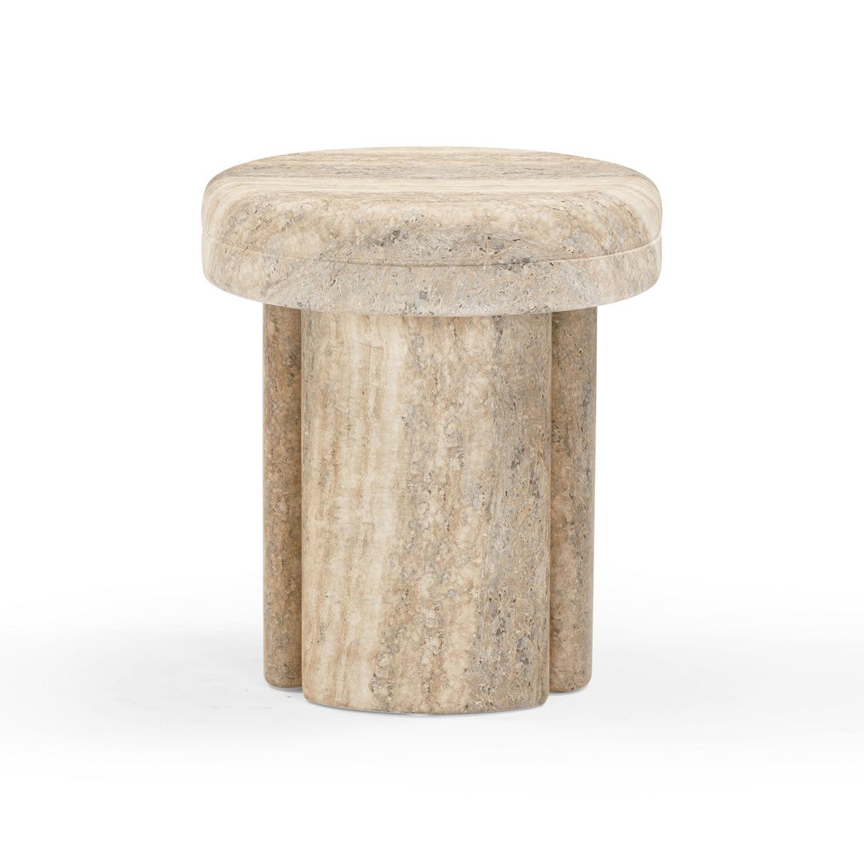Sheila Textured Concrete Indoor / Outdoor Side Table by TOV Furniture at Eve Furniture