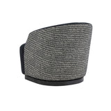 Reese Black Velvet Swivel Chair by TOV Furniture at Eve Furniture