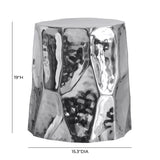 Forma Chrome Side Table by TOV Furniture at Eve Furniture