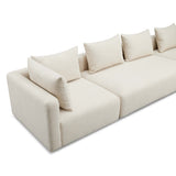 Hangover Heavy Textured Fabric 145" Long Sofa by TOV Furniture at Eve Furniture