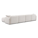 Travie Performance Corduroy Velvet 6-Piece Modular U-Sectional by TOV Furniture at Eve Furniture