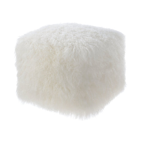 Tibetan Sheep Pouf by TOV Furniture at Eve Furniture